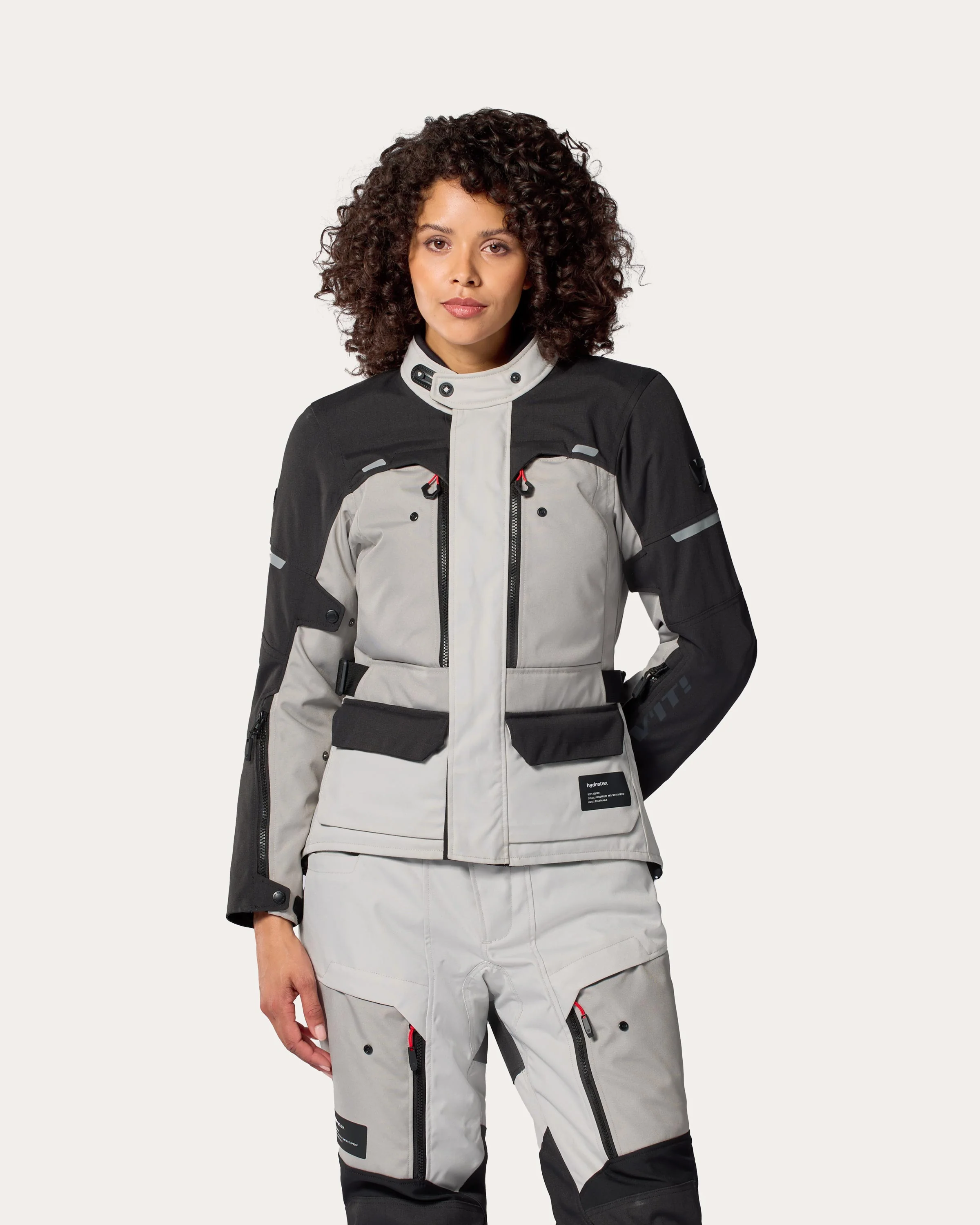 Jacket Outback 5 H2O Ladies | Silver-Black - Image 3